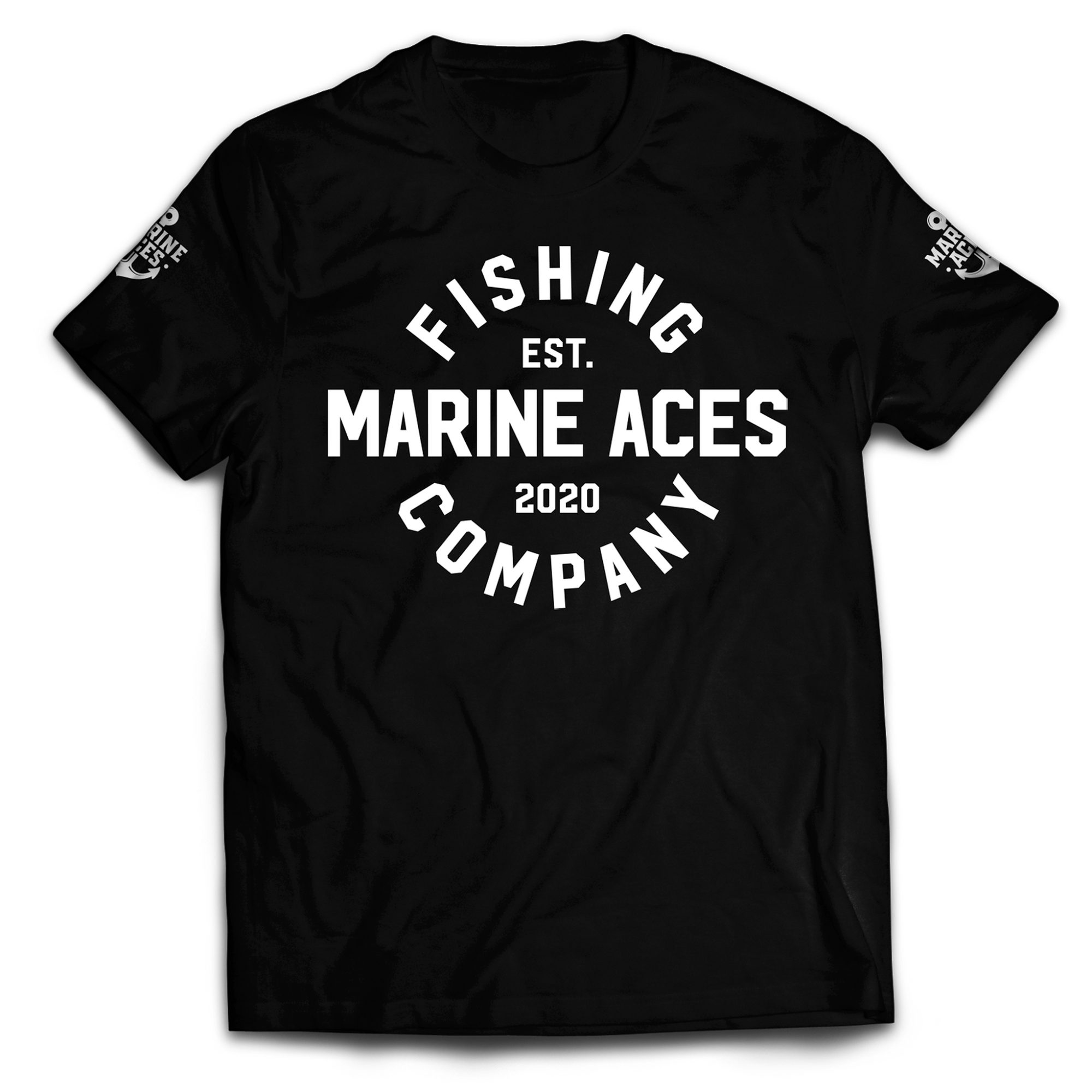 Fishing Company T-Shirt (Black) - Marine Aces
