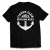 Half Anchor T-Shirt (Black)