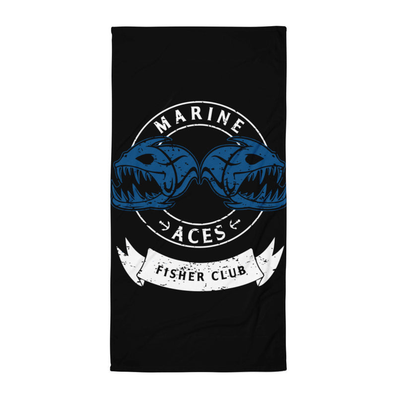 Double Piranha Towel (Black)